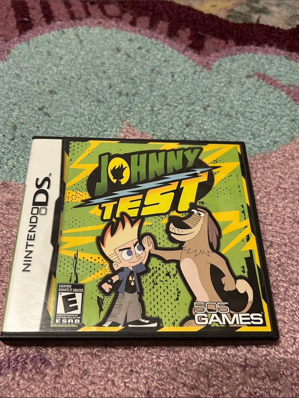 Nintendo DS Johnny Test Game - Green & Yellow Artwork